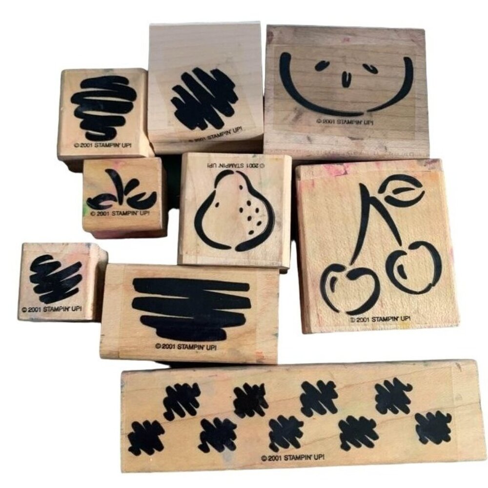 Stampin up Fruit Medley Rubber Stamp Set